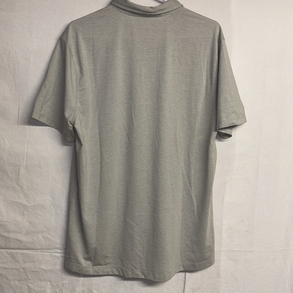 Lululemon Men’s Grey Stripped Evolution Polo Size XL - Picture 7 of 8